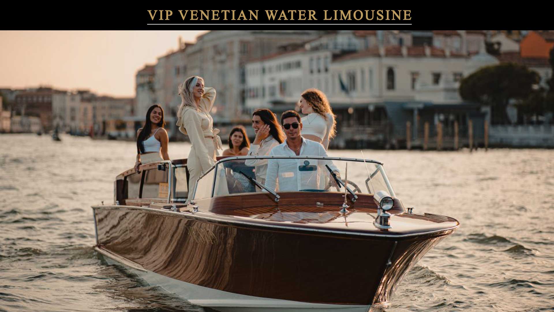 The premiere water taxi in Miami SALT Luxury Miami Venice In Miami - VIP Venetian Water Limousine