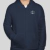 Yachts n Guns Bella & Canvas Sponge Fleece Zip Hoodie