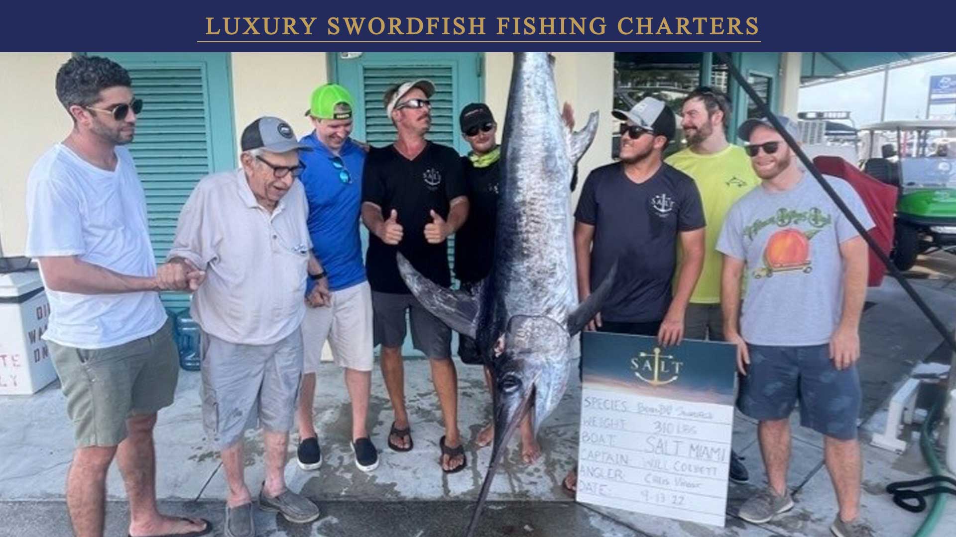 Miami Swordfish Fishing <br />Private Luxury Charter Big Game Sportfishing