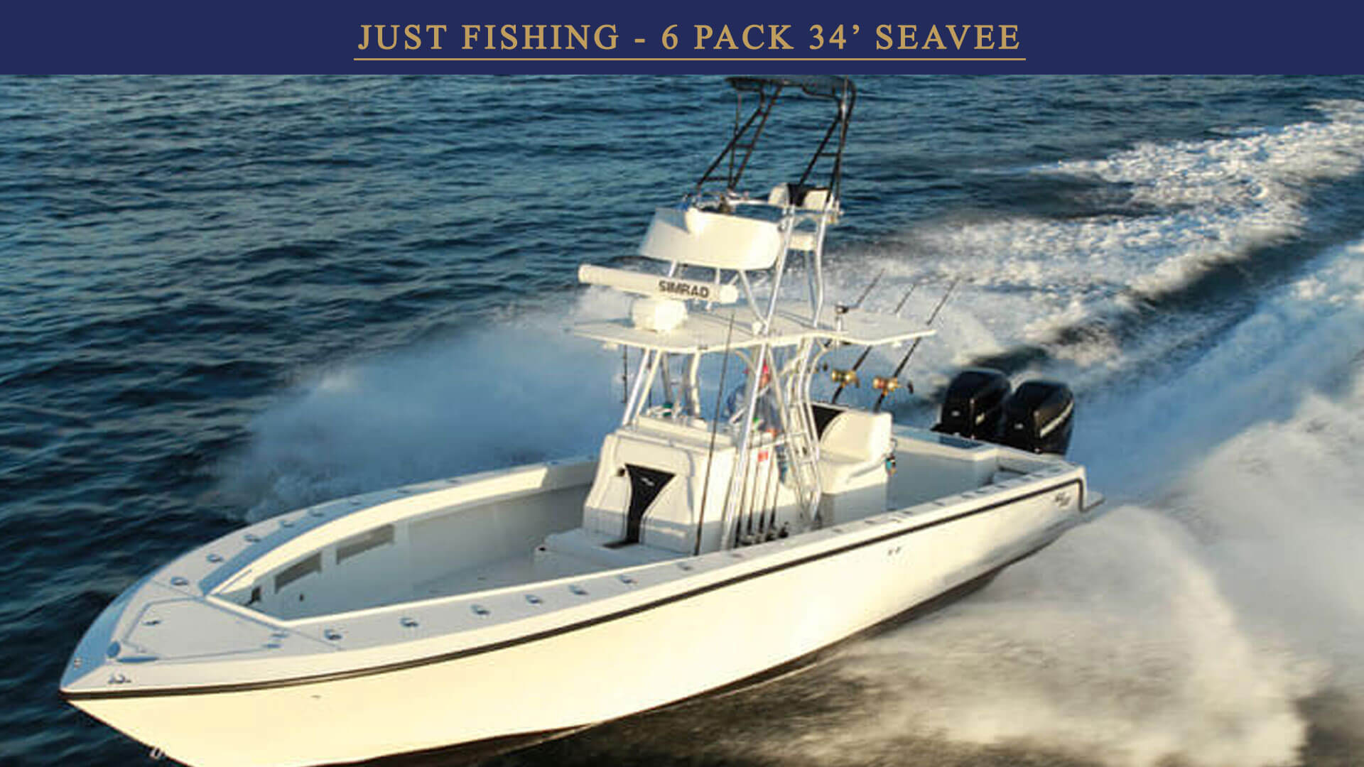 Salt Luxury Miami Private 34' Fishing Charter Packages
